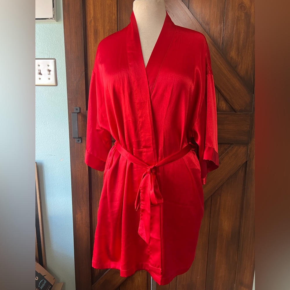 Victoria's Secret Red Women's Kimono Robe Women's S/M